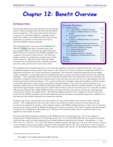 U.S. EPA, Economic, Environmental, and Benefits Analysis of the Final Metal Products and Machinery Rule