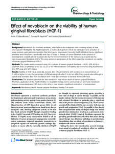 Laboratory techniques / Cancer research / Hsp90 inhibitors / Heat shock proteins / Antibiotics / Hsp90 / Novobiocin / Viability assay / Fibroblast / Chemistry / Biology / Proteins