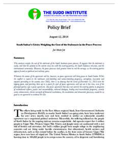 Policy	
  Brief	
    	
    