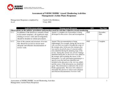 Microsoft Word - Audit Monitoring - Mgt Responses.v3.final.e1.doc