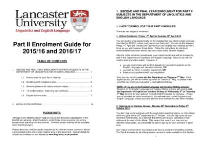 Microsoft Word - Part II Enrolment Guide fordocx