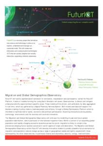 Living Earth simulator / Science and technology in Europe / Academia / Migration / Immigration / Economic model / The Earth Institute / Ethology / Population / Demography / Science