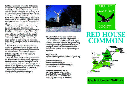 CHAILEY COMMONS SOCIETY  RED HOUSE