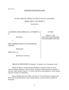 Filed[removed]CERTIFIED FOR PUBLICATION IN THE COURT OF APPEAL OF THE STATE OF CALIFORNIA THIRD APPELLATE DISTRICT