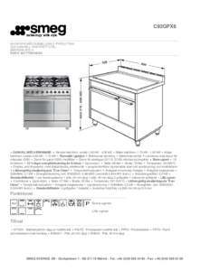 C92GPX8  90 CM SPIS MED DUBBELUGN (1 PYROLYTISK) OCH GASHÄLL, ROSTFRITT STÅL ENERGIKLASS: A EAN13: 