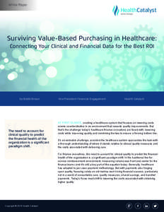 Healthcare Quality Catalyst - Corporate Identity Design  White Paper Horizontal Format