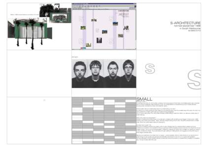 SMALL JOBS (House Extension and Studio, St. Kilda)  S-ARCHITECTURE formed september 1999 in South Melbourne tel[removed]