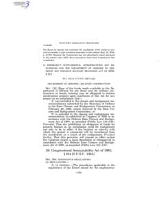 STATUTORY LEGISLATIVE PROCEDURES § 1130(25B) The House by special rule restricted the availability of the motion to proceed to consider a joint resolution pursuant to this section (Sept. 29, 2005, p[removed]Because the