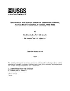 Animas River / Silverton /  Colorado / Mass spectrometry / Chemical imaging / Durango /  Colorado / Geography of Colorado / Colorado counties / Colorado