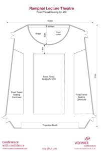 Ramphal Lecture Theatre Fixed Tiered Seating for[removed]0m screen Fixed