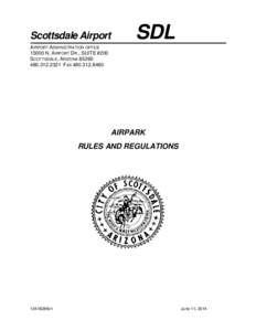 Scottsdale Airport  SDL AIRPORT ADMINISTRATION OFFICE[removed]N. AIRPORT DR., SUITE #200