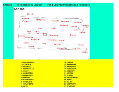 Wichita metropolitan area / Gray Television / KWCH-DT / KSNW / KSCW-DT / Topeka /  Kansas / KTWU / Newton /  Kansas / KDCU-DT / Television in the United States / Kansas / Media in Wichita /  Kansas