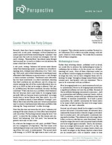 Counter-Point to Risk Parity Critiques