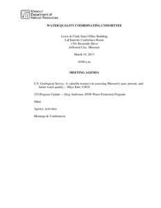 Water / Total maximum daily load / United States Environmental Protection Agency / Water quality / Nonpoint source pollution / Stormwater / Drinking water / Water pollution / Environment / Earth