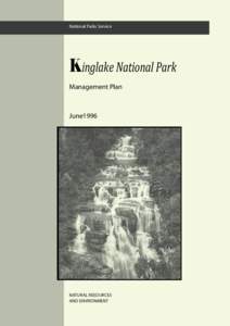 Kinglake National Park Management Plan