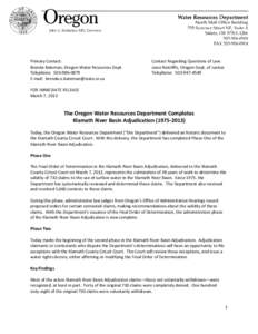 Microsoft Word[removed]Klamath River Basin Adjudication Media Release Final.doc