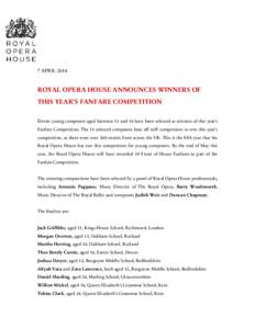 Opera / Royal Opera House / Music / Classical music / Covent Garden / Antonio Pappano / Knights Bachelor