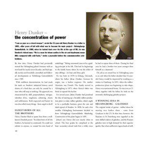 Henry Dunker – the concentration of power “I am as poor as a church mouse”, wrote the 31-year-old Henry Dunker in a letter in