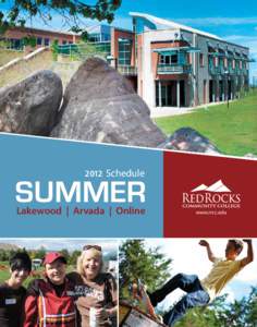 2012 Schedule  SUMMER Lakewood | Arvada | Online  www.rrcc.edu