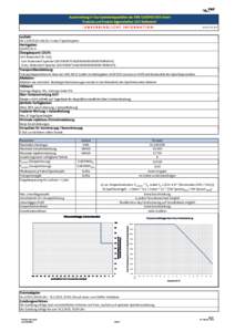 E Ausschreibung H-Gas-Speicherkapazitäten der EWE GASSPEICHER GmbH Produkte und Produkt-Eigenschaften UGS Rüdersdorf -UNVERBINDLICHE INFORMATION-  Stand: 