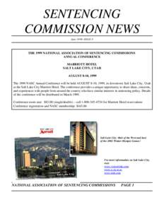 Sentencing Commission News - June 1999