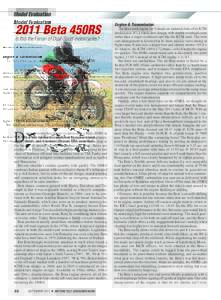 Model EvaluationBeta 450RS Is this the Ferrari of Dual-Sport motorcycles?  by Scott Rousseau