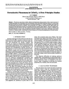 ISSN 10637834, Physics of the Solid State, 2009, Vol. 51, No. 9, pp. 1875–1880. © Pleiades Publishing, Ltd., 2009. Original Russian Text © A.I. Lebedev, 2009, published in Fizika Tverdogo Tela, 2009, Vol. 51, No. 9,