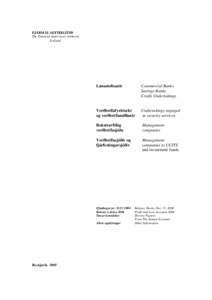 Balance sheet / Bank / Account / Asset / Commercial bank / Debits and credits / Icelandic financial crisis / Fractional reserve banking / Finance / Business / Bank failures