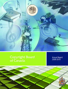 Copyright Board Canada Commission du droit d’auteur Canada Canada