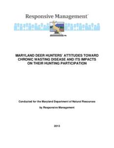 Hunting / Maryland Department of Natural Resources / State governments of the United States / White-tailed deer / Allegany County /  Maryland / Garrett County /  Maryland / Allegany / Maryland / Geography of the United States / National Road / Chronic wasting disease / Deer