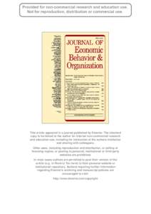 This article appeared in a journal published by Elsevier. The attached copy is furnished to the author for internal non-commercial research and education use, including for instruction at the authors institution and shar