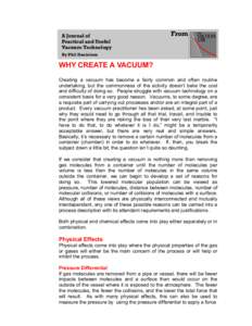 Atmospheric thermodynamics / Chemical engineering / Phase transitions / Laboratory techniques / Unit operations / Evaporation / Vacuum pump / Vacuum / Distillation / Chemistry / Physics / Thermodynamics