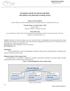 Social Economic Debates 2014, Vol. 3, No. 2 Revaluation and the the internal audit limits that influence the financial-accounting activity