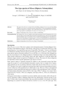 Sciomyzidae / Johann Wilhelm Meigen / Musca / Phyla / Protostome / Flies