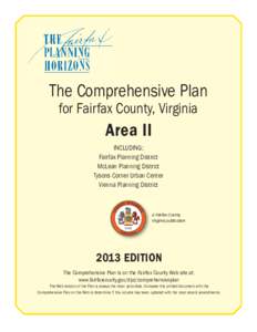 The Comprehensive Plan for Fairfax County, Virginia Area II INCLUDING: Fairfax Planning District