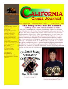 California Chess Journal Spring 2006
