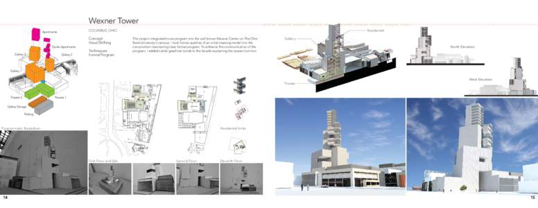 Wexner Tower COLUMBUS, OHIO Apartments  Concept: