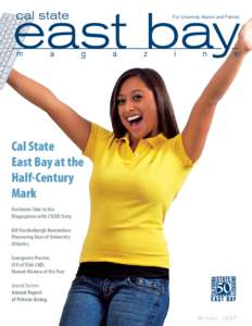 For University Alumni and Friends  Cal State East Bay at the Half-Century Mark