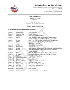 Edmonton / St. Albert / Constitutional amendment / 2nd millennium / Alberta Soccer Association / Alberta provincial electoral districts / Alberta