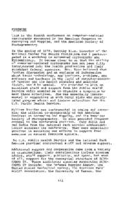 FOREWORD  This is the fourth conference on computer-assisted cartography sponsored by the American Congress on Surveying and Mapping, and the American Society of Photogrammetry.