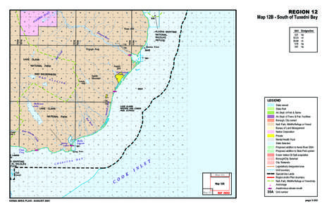 REGION 12 Map 12B - South of Tuxedni Bay Unit Designation 521 ha 522A rd 554B rh