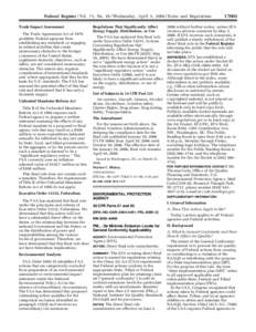 Pollution / Clean Air Act / National Ambient Air Quality Standards / Ozone / Air pollution / New Source Review / Code of Federal Regulations / Food Quality Protection Act / Environmental impact assessment / Environment / Air pollution in the United States / United States Environmental Protection Agency