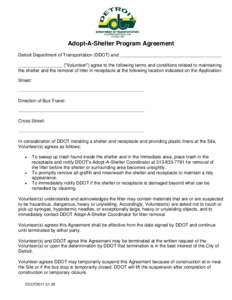 Microsoft Word - Adopt a shelter agreement1.doc