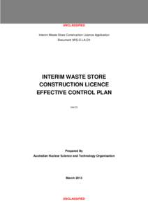 Microsoft Word - IWS-C-LA-D1 Interim Waste Store - Construction Effective Control Plan_Final.doc