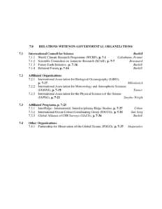 Oceanography / CLIVAR / World Climate Research Programme / Global Energy and Water Cycle Experiment / Ocean observations / Global Climate Observing System / Japan Agency for Marine-Earth Science and Technology / Partnership for Observation of the Global Oceans / Intergovernmental Oceanographic Commission / Ocean acidification / Climatology / IMBER