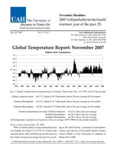 Year of birth missing / Meteorology / Earth / Climate history / John Christy / Roy Spencer / Temperature record / University of Alabama in Huntsville / Climate / Atmospheric sciences / Climatologists / Environmental skepticism