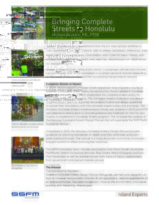 Transport / Land transport / Urban planning / Transportation planning / Sustainable transport / Sustainable urban planning / Complete streets / Cycling safety / Honolulu / Street / Ciclova / Grid plan