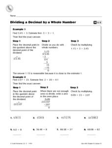 Elementary arithmetic / Binary arithmetic / Hexadecimal / Pi / Multiplication / 0.999... / Auxiliary fraction / Long division / Mathematics / Numbers / Arithmetic