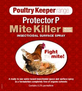 Poultry Keeper range  Protector P Mite Killer