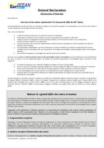 Microsoft Word - EurOCEAN 2010_Ostend Declaration_13-10-10_FR